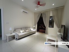 Fully furnished unit with water fountain View