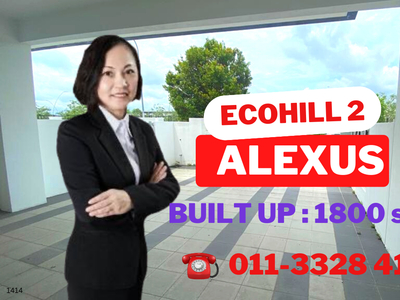 Alexus Setia Ecohill Semenyih Selangor For Sale
