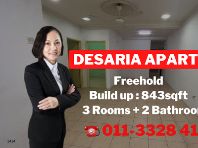 Apartment Desa Ria Balakong Selangor For Sale