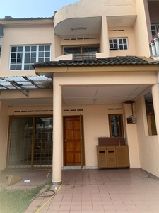 Freehold Basic unit Double Storey House Taman Kosas, Ampang for SALE