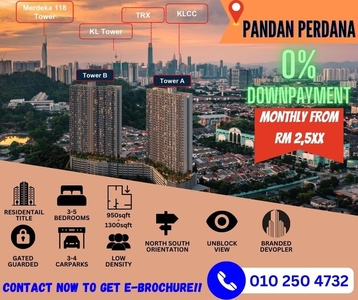 Pandan Perdana KL New Launch Residential Condo, Zero Downpayment, Free All LEGAL FEES!!!