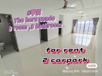The herz condo for rent at kepong metro prima ,kitchen top ,2 carpark
