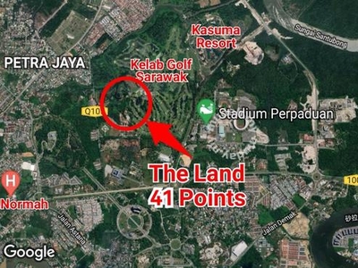 41 Points Residential Land at next to Kelab Golf Sarawak Kuching