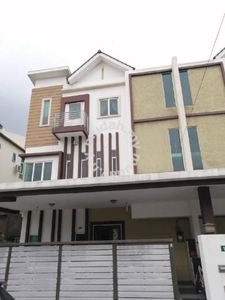 Gated & Guarded Fully Furnished 3 Storey Semi-D in Tasek For Sales