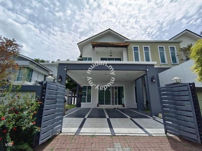 Ipoh meru hill partial furnished renovated double storey semi-d house