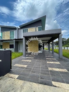 New Double Storey Semi Detached Near Airport, Sg Tapang
