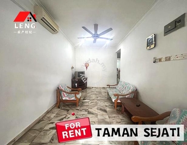 【PARTLY FURNISHED】1 Storey Terrace House @ TAMAN SEJATI near EXIT TOLL