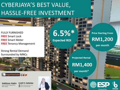 AMAZING START: The Perfect Investment for First-Timers Awaits in Cyberjaya - Secure It Now!