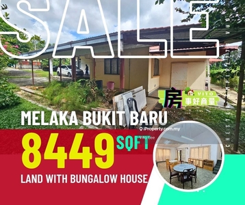 Big Garden Land with Bungalow House at Bukit Baru near Bukit Katil