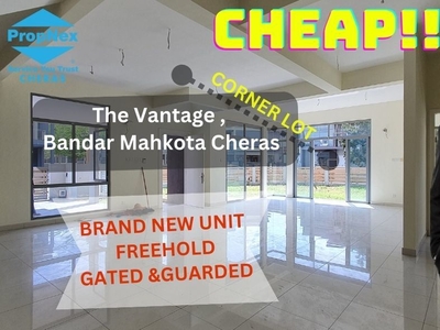 Cheap Nice 2 sty Corner Lot Terrace at The Vantage Bandar Mahkota Cheras