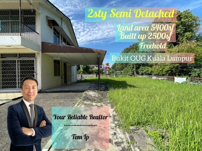 Double Storey Semi Detached House for sale at Taman OUG Kuala Lumpur