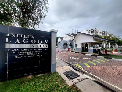 Duplex Townhouse Antilla Lagoon Villas Kota Kemuning For Sale