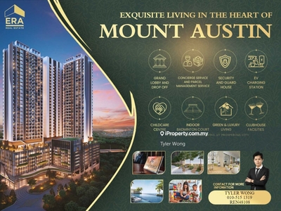 Freehold Luxury Condo with 5 Star Facilities @ Mount Austin/ Tebrau JB