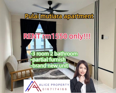 Pulai mutiara apartment beautiful and new unit