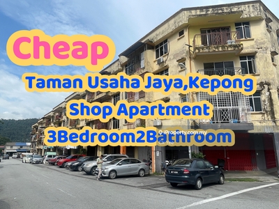 Shop Apartment ,Taman Usaha Jaya, Kepong(High Return)