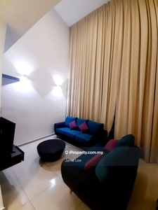 Well-furnished Homey Service Residence Duplex unit at I-City for sale