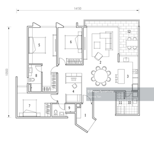 3-bedroom unit in PJ for rental