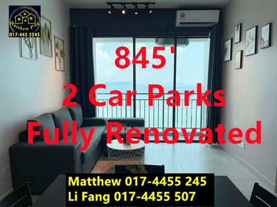 3 Residence - Fully Renovated - 845' - 2 Car Parks - Sea View Unit- Karpal Singh