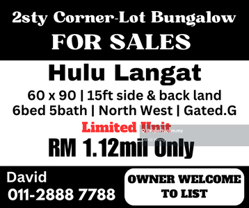 Bungalow corner lot with fully Reno