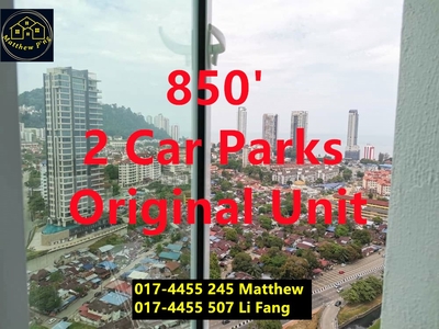 I-Santorini - Original Unit - 850' - 2 Car Parks - Tanjung Tokong