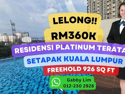 Lelong Super Cheap Residensi Platinum Teratai @ Setapak KL