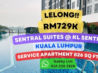 Lelong Super Cheap Service Apartment Sentral Suites @ KL Sentral