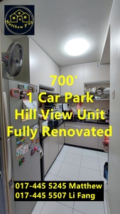 Melody Homes - Fully Renovated - 700' - 1 Car Park - Hill View - Farlim