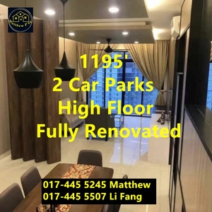 Mont Residence - Fully Renovated - 1195' - 2 Car Parks - Tanjung Tokong