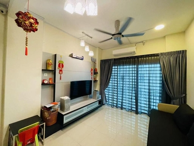 Sky Garden residence kinta Perak, corner unit apartment for rent, 1 car park, partially furniture, facilities