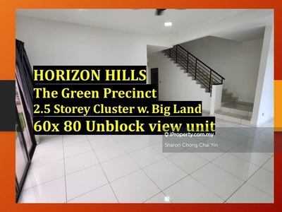 Unblock view with very big land corner cluster