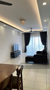 Kl traders square, full aircon, fully furnished, 3room 2bath parking,