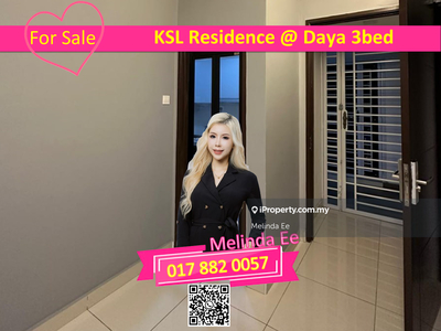Ksl Residence @ Daya Beautiful 3bed Condominium