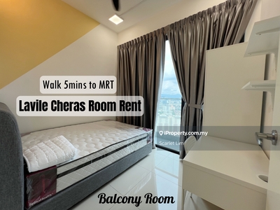 Lavile Cheras Nice Balcony Fully Furnished Private Room for Rent