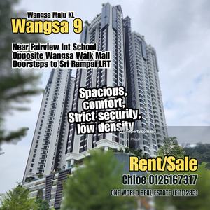 Wangsa Maju new first hand condo full furnished big size for rent
