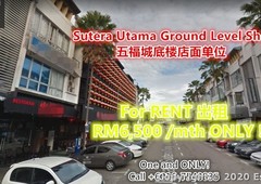 Taman Sutera Utama 3-Storey Shoplot For RENT
