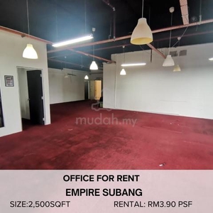 2500sf Office Empire Subang Jaya