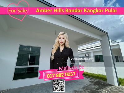 Amber Hills Bandar Kangkar Pulai 1 Storey Cluster House 3bed