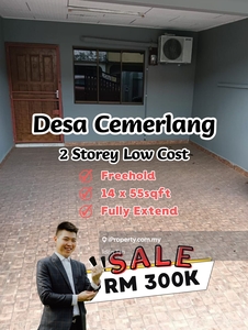 Desa Cemerlang Souble Storey Low Cost House