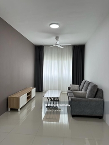 Fully Furnished, 3 Rooms, 1000sf, High Floor, Mercu, Bukit Jalil