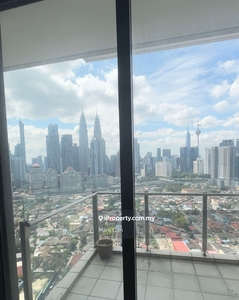 High floor with KLCC view, partly furnished, few unit on hand to sales