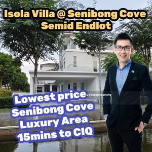 Isola Villa @ Senibong Cove - 3 Storey Semi-Detached Endlot / 6bedroom