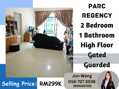 Parc Regency Apartment, Plentong, 2 Bedroom, High Floor