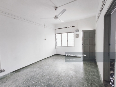 Partially furnished low cost flat