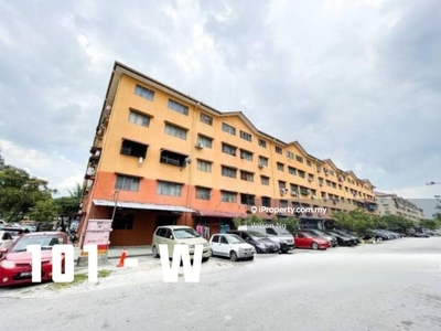Value Buy Full Loan Roi4% Lower Floor Sri Angkasa Apartment Bayu Klang