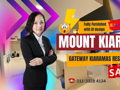 KLCC View Fully Furnished With ID Design Mont Kiara Gateway Kiaramas Residence For Sale