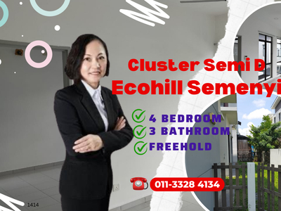 Setia Ecohill Semenyih Selangor @ Double Storey Cluster Semi D For Sale