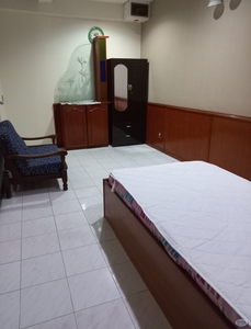 Fully furnished room with air cond & private bathroom/toilet for single female. Available 1/6/20244