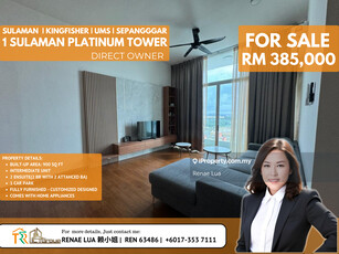 1 Sulaman Platinum Tower 900sqft Designer Unit Below Market Value