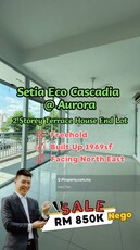 Aurora Setia Eco Cascadia Double Storey Terrace House End Lot