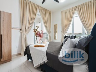 Exclusive Fully Furnished Room with Private Bathroom and Balcony, walking distance MRT